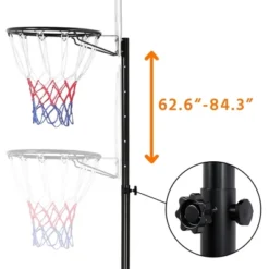 Yaheetech 1.9-2.5M Height-Adjustable Basketball Hoop System 11 Yaheetech 1.9-2.5M Height-Adjustable Basketball Hoop System -Furniture GUEST 00317da0 7b18 422e 8e62 14b40eea7884