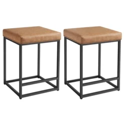 Yaheetech 24" H Backless Upholstered Bar Stools Set Of 2 For Kitchen Counter 17 Yaheetech 24" H Backless Upholstered Bar Stools Set Of 2 For Kitchen Counter -Furniture GUEST 003d842f 707f 4e7e a0e6 e74778486a01
