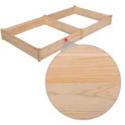 Yaheetech Wooden Raised Garden Bed For Vegetable Flower Planting Wood 10 Yaheetech Wooden Raised Garden Bed For Vegetable Flower Planting Wood -Furniture GUEST 005c1571 c6d2 4725 b749 07b389295be6