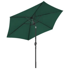 Yaheetech 9FT Patio Umbrella Market Umbrella With Button Tilt And Crank -Furniture GUEST 03e6e8a8 0d57 41bf a4c1 3a8166596991
