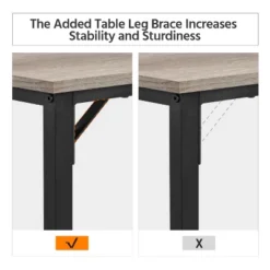 Yaheetech Industrial Counter Height Table Set For Dining Room -Furniture GUEST 04ee27e6 e52b 432a 8ac9 815afc151d28