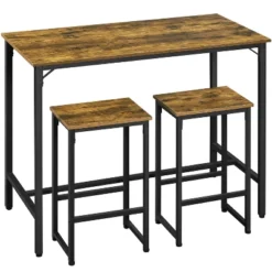 Yaheetech Industrial Counter Height Table Set For Dining Room -Furniture GUEST 0506e9aa 4d58 40b2 8180 ba6d99f8b7cc