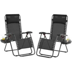 Yaheetech Set Of 2 26in Outdoor Zero Gravity Chair Patio Lounge Camping Chair -Furniture GUEST 06a1fc3e f658 4b5f b6f4 1c87211d678a