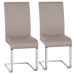 Yaheetech 2PCS PU Leather Dining Chairs Furniture For Kitchen, Dining Room -Furniture GUEST 0700861c fa3a 4eca 9e14 aea6f6a491f8