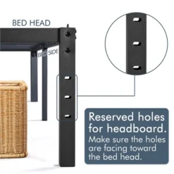 Yaheetech Metal Platform Bed Frame With Heavy Duty Steel Slat Support -Furniture GUEST 071d1363 23d5 4e9a 9ee0 9e5722520af5