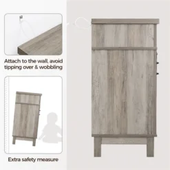 Yaheetech TV Stand For 65 Inch TV, TV Console With Storage -Furniture GUEST 07d82094 2a5e 46de ae0e 74544195706c