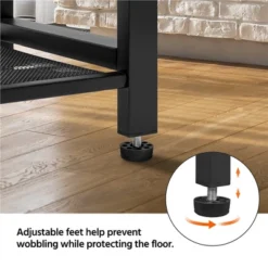 Yaheetech 6-Tier Shoes Rack Shelf Organizer Entryway Shoes Shelf With Storage Box, Rustic Brown -Furniture GUEST 084f639d 92a2 4d1e abbb 4377fb4fdeff