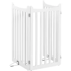 Yaheetech 3-Panel Wooden Pet Gate Pet Barrier For Doorway, Stairs -Furniture GUEST 0a16f546 f9fe 4f4b 89cc 84b577184637