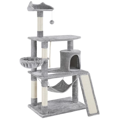 Yaheetech 63.5"H 4-Level Plush Cat Tree For Small/Medium Cats 7 Yaheetech 63.5"H 4-Level Plush Cat Tree For Small/Medium Cats - Image 7