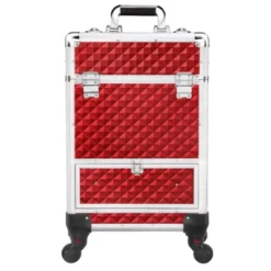 Yaheetech Rolling Makeup Train Case Aluminum Cosmetic Case -Furniture GUEST 0ae4eed4 0272 49ec 9591 3e32bf1581e1