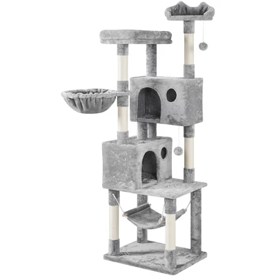 Yaheetech 73"H 4-level Plush Cat Tree Tower With Condos Platform 7 Yaheetech 73"H 4-level Plush Cat Tree Tower With Condos Platform - Image 7