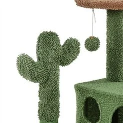 Yaheetech 54.5" H Cat Tree Cat Tower With Natural Sisal For Small- To Medium-sized Cats Green/Brown -Furniture GUEST 0b732b86 c16f 421f 9a78 75f32329da22