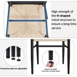 Yaheetech Set Of 2 Weave Arm Chairs Dining Chair 14 Yaheetech Set Of 2 Weave Arm Chairs Dining Chair -Furniture GUEST 0c0a7055 7a79 4058 ac37 15041f241b2b