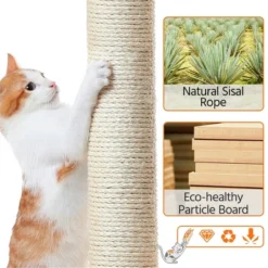 Yaheetech 33" Small Plush Cat Tree With Condo For Kittens -Furniture GUEST 0fa62bd5 6280 424f a685 b5be51530a7e 1