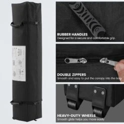 Yaheetech 12x12 FT Pop Up Canopy Tent With 4 Sidewalls And Roller Bag -Furniture GUEST 10667fe9 850e 4c6d bf11 b1fc9441b420