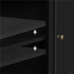 Yaheetech 31in Height Modern MDF TV Stand TV Console Table With Power Outlet Black -Furniture GUEST 1189532d fe41 419b bd44 a244a2497998 1