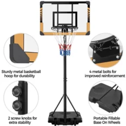 Yaheetech Portable Basketball Hoop For Indoors Outdoors -Furniture GUEST 12a23312 d364 4746 a5b6 3fcb8d5ce9bf