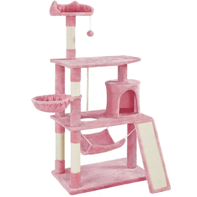 Yaheetech 63.5"H 4-Level Plush Cat Tree For Small/Medium Cats 10 Yaheetech 63.5"H 4-Level Plush Cat Tree For Small/Medium Cats - Image 10