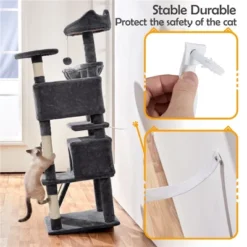 Yaheetech 57"H Plush Cat Tree Condo For Kittens/Small Cats -Furniture GUEST 147e3edc cf1c 4250 a3f1 79266ab35565