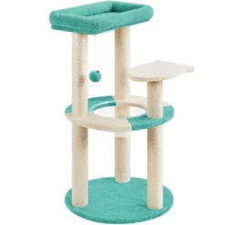Yaheetech 35.5" Tall Ocean Cat Tree With Natural Sisal For Kittens -Furniture GUEST 1492e9aa b405 4183 ac33 d9e03cdcda25