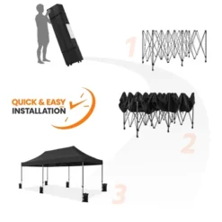 Yaheetech 10×20 FT Commercial Pop Up Canopy Tent -Furniture GUEST 14b5604f 93d2 4fa6 9ccf 8e55f974a605