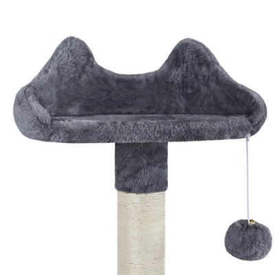 Yaheetech 63.5"H 4-Level Plush Cat Tree For Small/Medium Cats 3 Yaheetech 63.5"H 4-Level Plush Cat Tree For Small/Medium Cats - Image 3