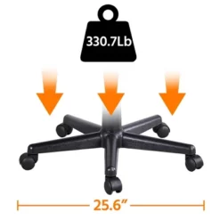 Yaheetech Office Chair Desk Artificial Leather Gaming Chair -Furniture GUEST 170ee1c4 1854 44f7 bff4 62a2cf219381