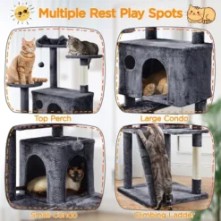 Yaheetech 80inch Multilevel Cat Tree Condo Cat Tower 14 Yaheetech 80inch Multilevel Cat Tree Condo Cat Tower -Furniture GUEST 1752f6d1 b595 4275 8349 b849c40cd2eb