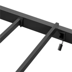 Yaheetech Rustic Metal Platform Bed With Wooden Headboard And Footboard -Furniture GUEST 1782d952 9f46 4c39 ad12 2fe131d4abcf