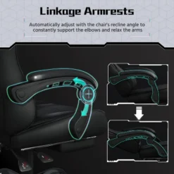 Yaheetech Adjustable Gaming Chair With Footrest And Lumbar Support -Furniture GUEST 17e4d72f ff7b 43f2 92bb a86ee31da49f