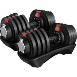 Yaheetech Quick-adjust Dumbbell Set Of 2 For Home Gym -Furniture GUEST 1852d540 81a1 47ed 953e 5bbaf9ec4ff9