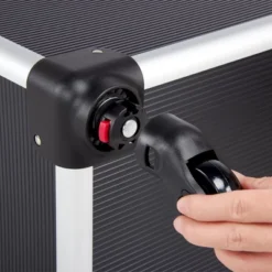 Yaheetech 4-In-1 Aluminum Rolling Cosmetic Makeup Train Cases 13 Yaheetech 4-In-1 Aluminum Rolling Cosmetic Makeup Train Cases -Furniture GUEST 1886b2ee dc5a 4fc3 8a15 075b68133e85