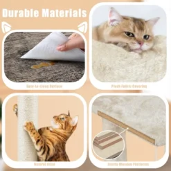 Yaheetech Wooden Litter Box Enclosure With Cat Tree Tower 11 Yaheetech Wooden Litter Box Enclosure With Cat Tree Tower -Furniture GUEST 18ab8356 edce 4d2a a09a 45e291e84190