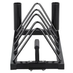 Yaheetech Horizontal Bumper Plate Rack Strength Fitness Rack Plate Holder Standard Plate Black -Furniture GUEST 19b76175 ad1a 4654 8eaf 758d62238f0a