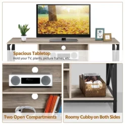 Yaheetech 55-Inch Wide TV Stand TV Console Table For 60-Inch TV -Furniture GUEST 1a84519d 0ce0 4750 946e be60241842cd