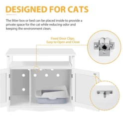 Yaheetech Pet Litter Box Enclosure With Storage Shelf 10 Yaheetech Pet Litter Box Enclosure With Storage Shelf -Furniture GUEST 1b1af589 f7e2 4cb5 a016 1feabafe76e4