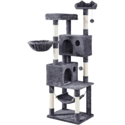 Yaheetech 73"H 4-level Plush Cat Tree Tower With Condos Platform 12 Yaheetech 73"H 4-level Plush Cat Tree Tower With Condos Platform -Furniture GUEST 1b981658 9d03 4ec1 99ca c8e68963ea48