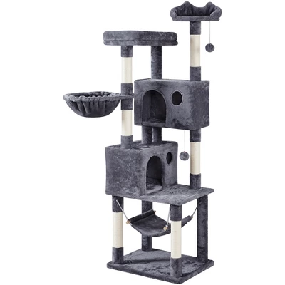 Yaheetech 73"H 4-level Plush Cat Tree Tower With Condos Platform 6 Yaheetech 73"H 4-level Plush Cat Tree Tower With Condos Platform - Image 6
