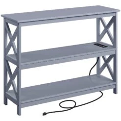 Yaheetech 3-Tier Wooden Console Table With Power Outlet Entryway Table 20 Yaheetech 3-Tier Wooden Console Table With Power Outlet Entryway Table -Furniture GUEST 1d3dc6ff 6701 4502 97fa 30abfddae8ea