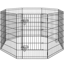Yaheetech 8 Panel Metal Pet Playpen Dog Exercise Pen Fence, Black 13 Yaheetech 8 Panel Metal Pet Playpen Dog Exercise Pen Fence, Black -Furniture GUEST 1e73d129 c485 47ab b058 1a6067b1bf7c