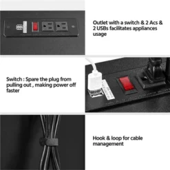 Yaheetech 3-Drawer Vintage File Cabinet With Socket And USB Charging Port Black/Rustic Brown 12 Yaheetech 3-Drawer Vintage File Cabinet With Socket And USB Charging Port Black/Rustic Brown -Furniture GUEST 1f1fadd8 a2a7 4bd4 974d 5d6cadfd9211