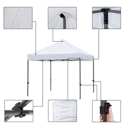 Yaheetech Outdoor Canopy 10'x10' For Camping Wedding Parties 5 Yaheetech Outdoor Canopy 10'x10' For Camping Wedding Parties - Image 5