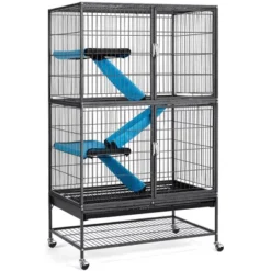 Yaheetech 54in 2-Story Removable Ramp & Platform Small Pet Cage -Furniture GUEST 207b75ee bf39 4a6f 97cb 45f00e659776