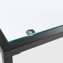 Yaheetech 3-layer Console Table Tempered Glass Porch Table -Furniture GUEST 2138492e 8076 47f6 87dd ba13360abf22 1
