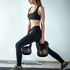 Yaheetech Kettlebell HDPE Coated Kettle Bells For Home Gym