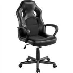 Yaheetech Office Chair Desk Artificial Leather Gaming Chair -Furniture GUEST 24e6bf32 5718 4bc9 90d8 9a19e49b6a2f
