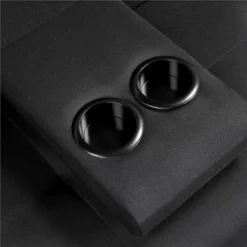 Yaheetech Convertible Futon Sofa Bed Tufted Fabric Futon With Cupholders And Pillows -Furniture GUEST 250a511a 7b22 4faa 9d7d b98ba4440de9