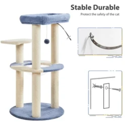 Yaheetech 35.5" Tall Ocean Cat Tree With Natural Sisal For Kittens -Furniture GUEST 250bd716 fba7 4ee0 b41e ace245aadac6