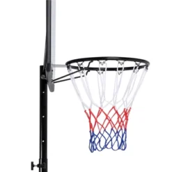 Yaheetech 7.2-9.2ft Height-Adjustable Basketball Hoop System Black -Furniture GUEST 256ba8e3 1a44 41c4 a106 3fdd1ba2c364