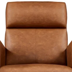 Yaheetech Faux Leather Upholstered Rocking Chair With Rubberwood Legs Brown 11 Yaheetech Faux Leather Upholstered Rocking Chair With Rubberwood Legs Brown -Furniture GUEST 25723dbd 91eb 4278 95b9 468a444a8fb0